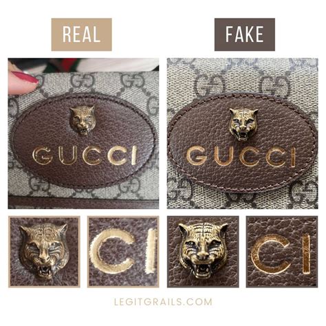 fermaglio gucci falso|Gucci bag counterfeit logo.